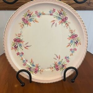 Elegant Cream and Pink Floral‎ Dinnerware